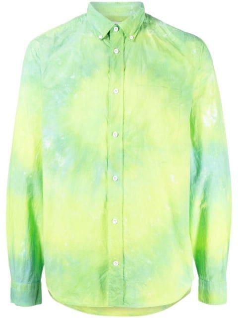 long-sleeve tie-dye shirt by STAIN SHADE