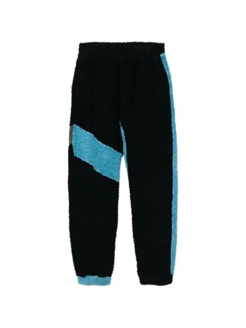 panelled fleece track pants by STAIN SHADE