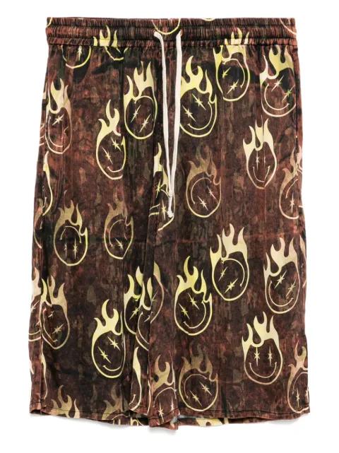patterned shorts by STAIN SHADE