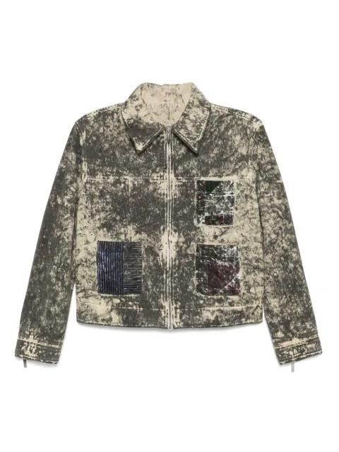 printed jacket by STAIN SHADE