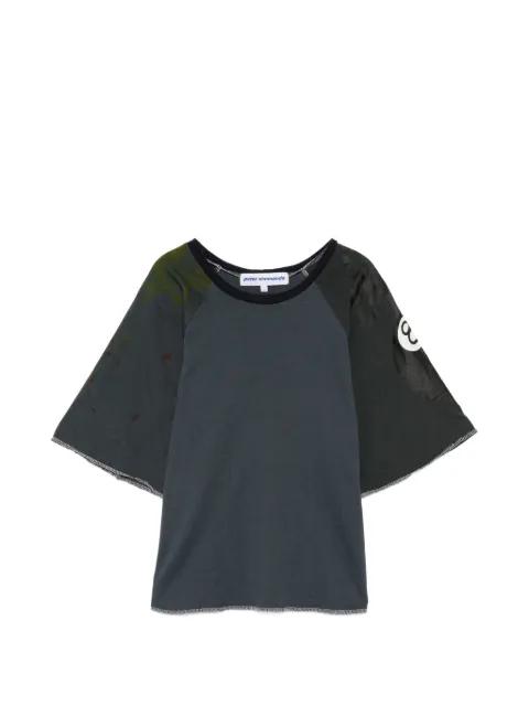 raglan-sleeve panelled T-shirt by STAIN SHADE