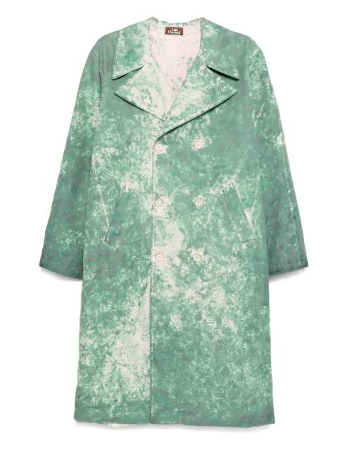 tie-dye pattern coat by STAIN SHADE