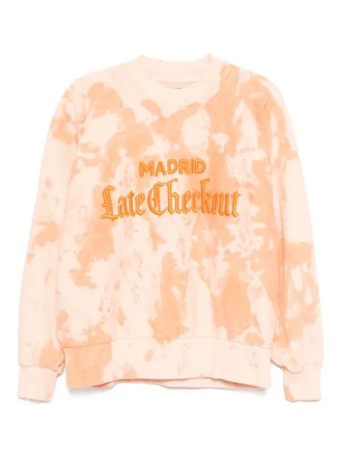 tie-dyed sweatshirt by STAIN SHADE