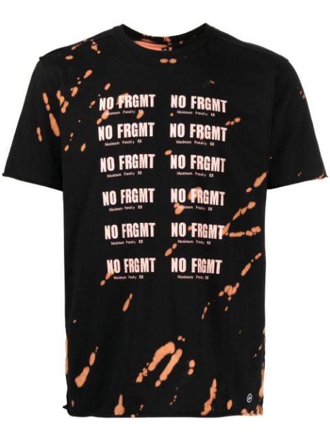 x Hiroshi Fujiwara bleached-effect T-shirt by STAIN SHADE