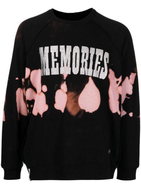 x Hiroshi Fujiwara glitter-detail sweatshirt by STAIN SHADE