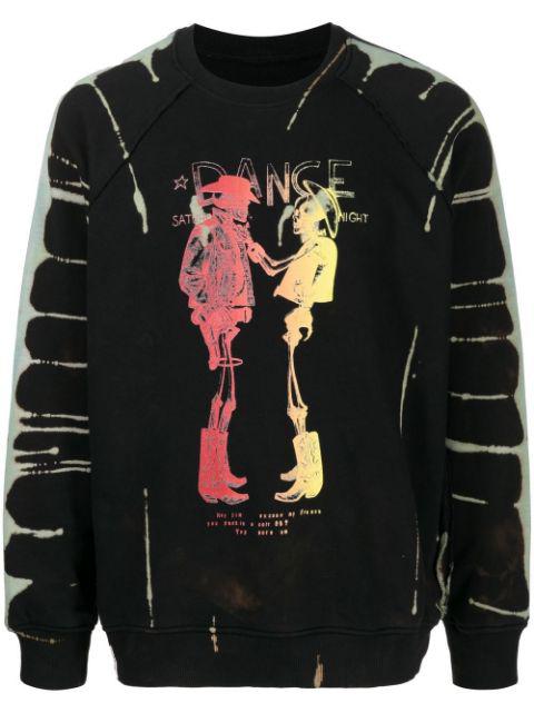 x Hiroshi Fujiwara skeleton-print sweatshirt by STAIN SHADE