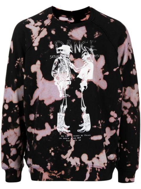 x Hiroshi Fujiwara skeleton-print sweatshirt by STAIN SHADE