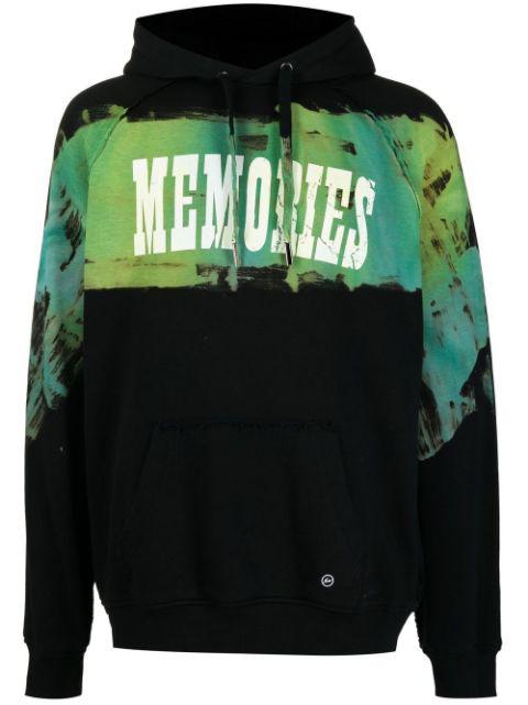 x Hiroshi Fujiwara slogan-print hoodie by STAIN SHADE
