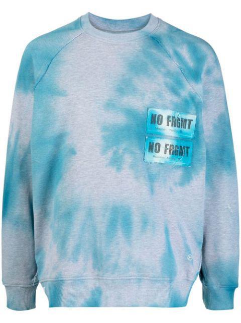 x Hiroshi Fujiwara tie-dye effect sweatshirt by STAIN SHADE