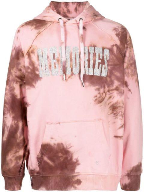 x Hiroshi Fujiwara tie-dye print hoodie by STAIN SHADE