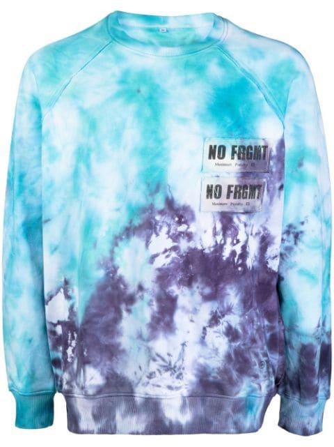 x Hiroshi Fujiwara tie-dye print sweatshirt by STAIN SHADE