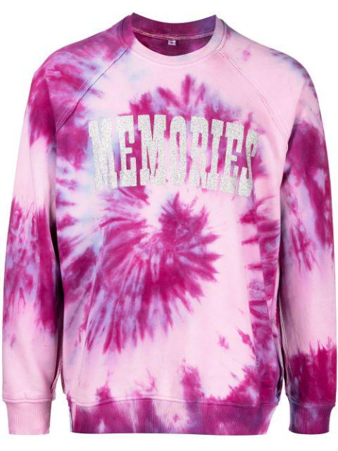 x Hiroshi Fujiwara tie-dye print sweatshirt by STAIN SHADE