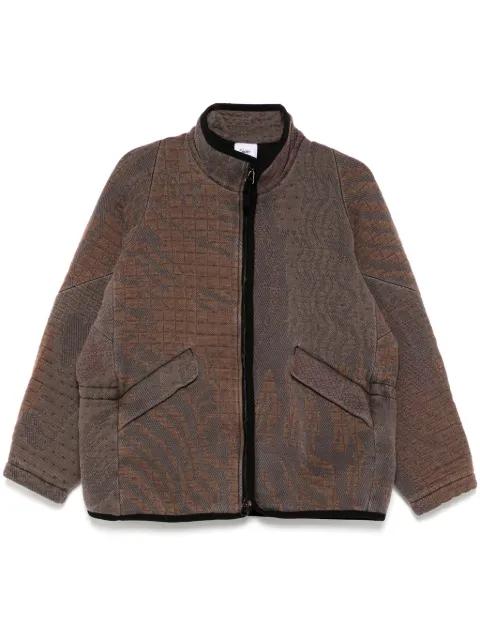 zip-up padded jacket by STAIN SHADE