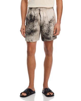 Drawstring Splatter Walking Shorts - Exclusive by STAMPD