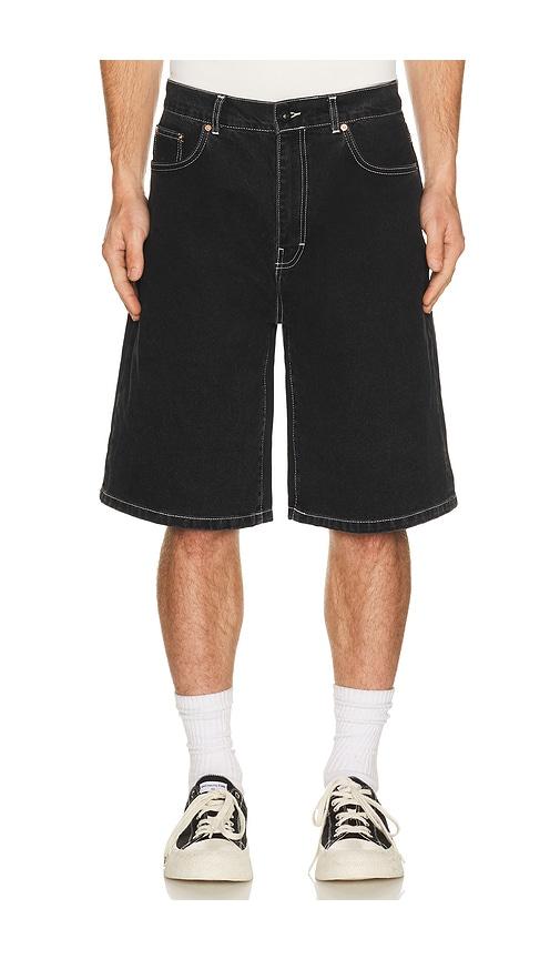 STAN RAY Wide Shorts in Black by STAN RAY
