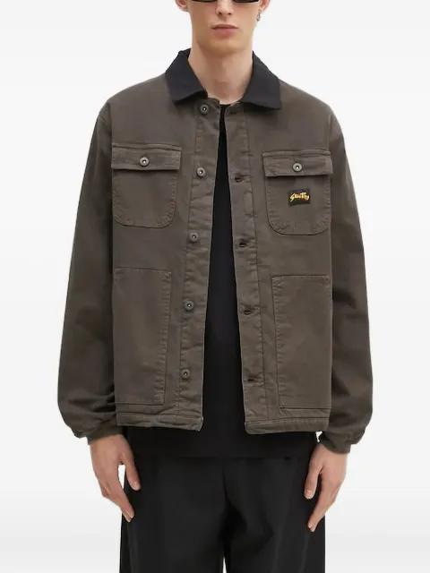 contrast-collar jacket by STAN RAY