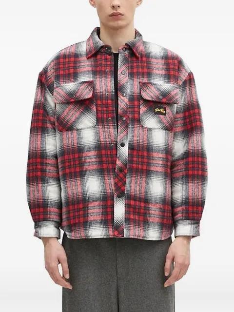 plaid shirt jacket by STAN RAY
