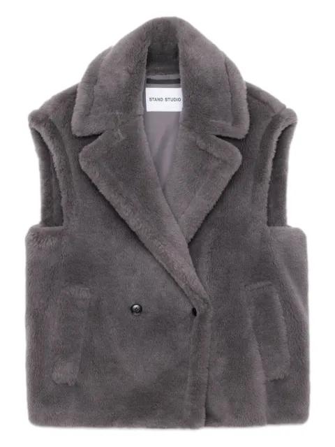 Clary double-breasted vest by STAND STUDIO