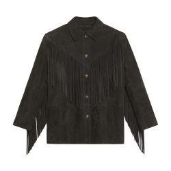 Estee fringe jacket by STAND STUDIO