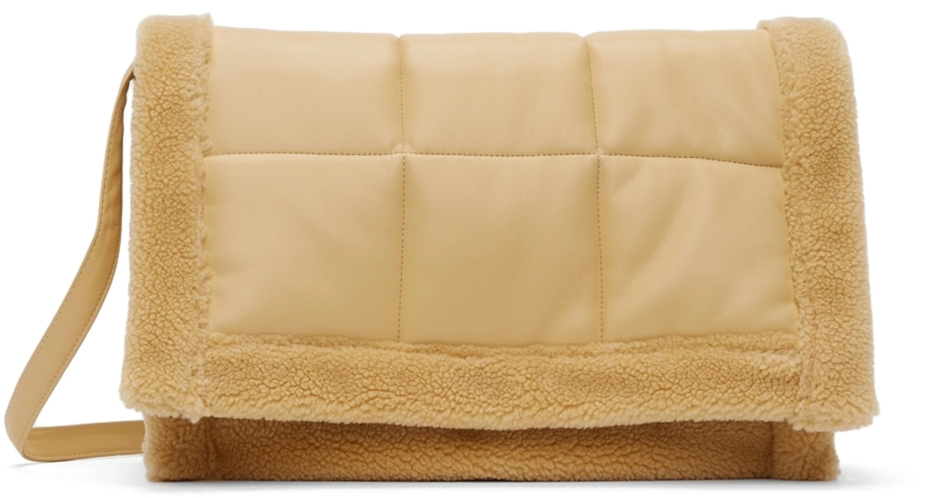 SSENSE Exclusive Yellow Quilted Vivienne Clutch by STAND STUDIO