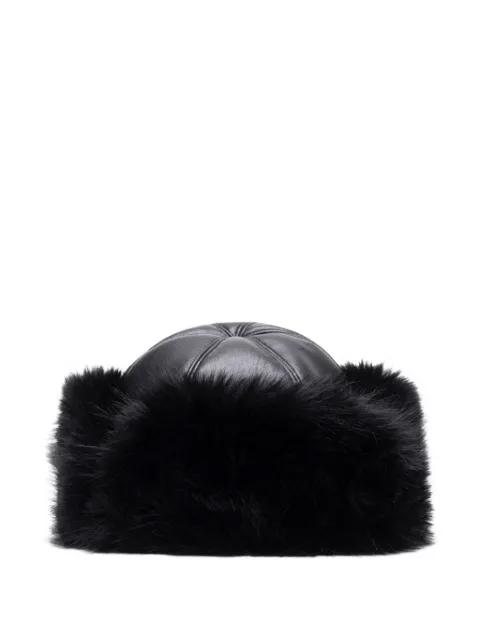 Sable faux-fur hat by STAND STUDIO