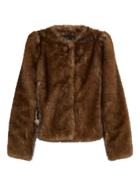 faux-fur jacket by STAND STUDIO
