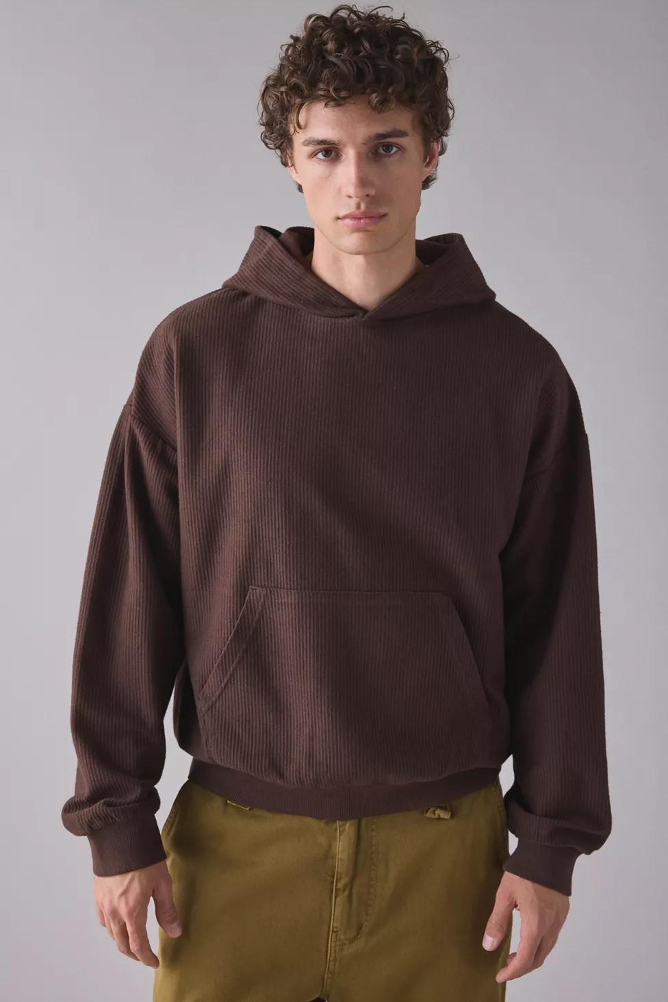 Standard Cloth Cocoon Ribbed Hoodie Sweatshirt by STANDARD CLOTH
