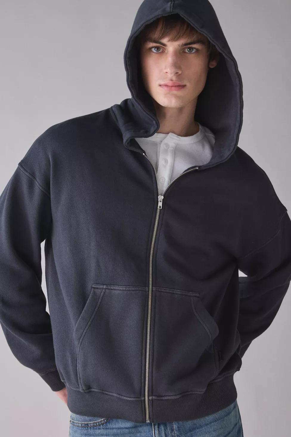 Standard Cloth Pregame Zip-Up Hoodie Sweatshirt by STANDARD CLOTH