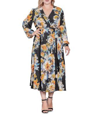 Plus Size Wrap Maxi Dress by STANDARDS&PRACTICES
