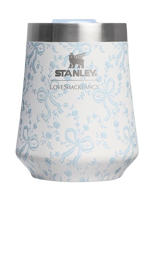 STANLEY x LoveShackFancy The Reserve Wine Tumbler Set Of 2 in Baby Blue by STANLEY