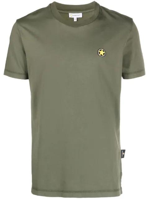 logo-patch cotton T-shirt by STAR POINT