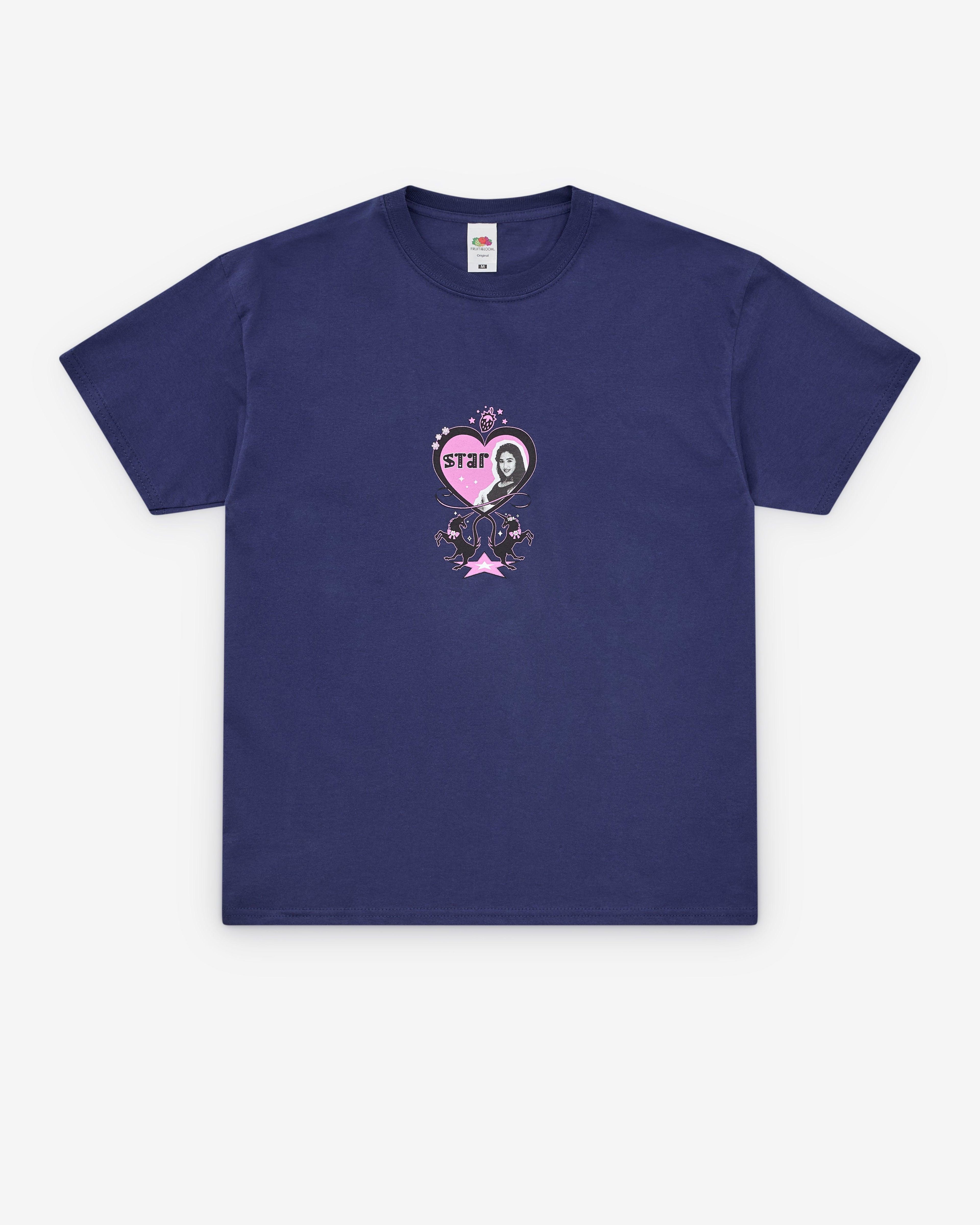 Star - Heart T-Shirt - (Navy) by STAR