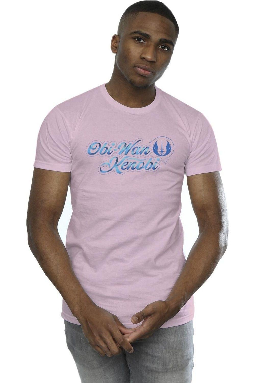 Obi-Wan Kenobi Ribbon Font T-Shirt by STAR WARS