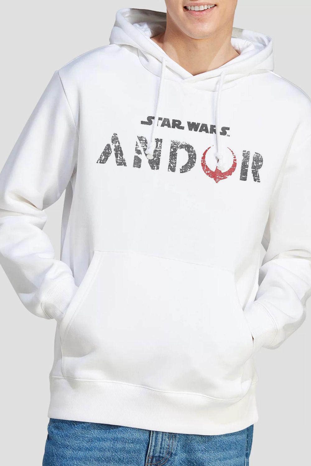 Star Wars Andor Logo Hoodie White by STAR WARS