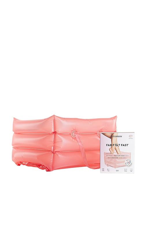 STARSKIN Fab Feet Fast Inflatable Pedicure Soak Bath in Pink by STARSKIN