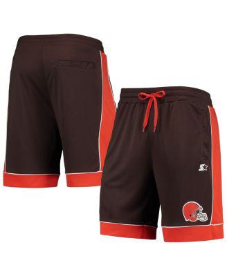 Men's Brown, Orange Cleveland Browns Fan Favorite Fashion Shorts by STARTER