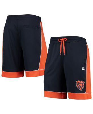 Men's Navy, Orange Chicago Bears Fan Favorite Fashion Shorts by STARTER