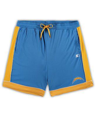 Men's Powder Blue, Gold Los Angeles Chargers Fan Favorite Fashion Shorts by STARTER