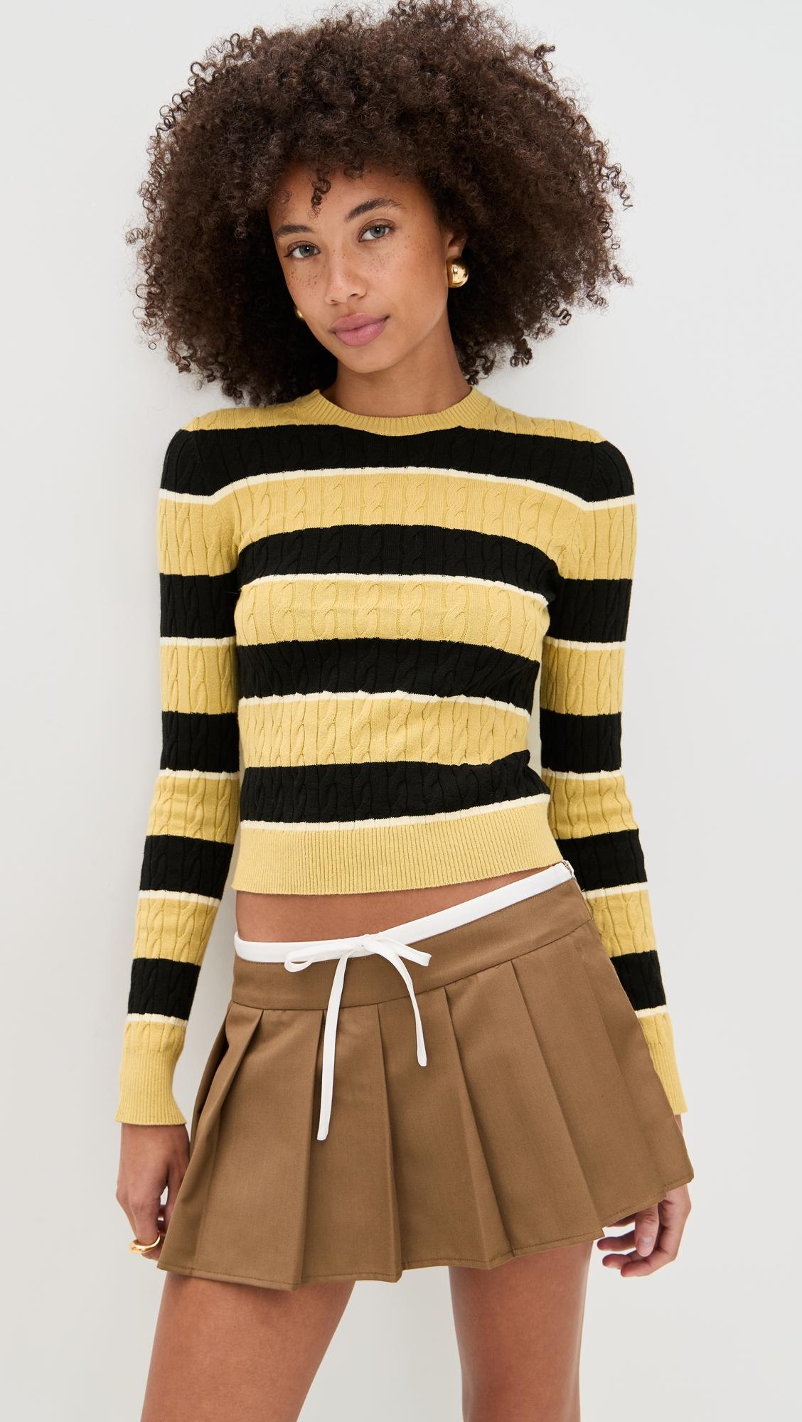 Cable Knit Pullover by STATE & LAKE