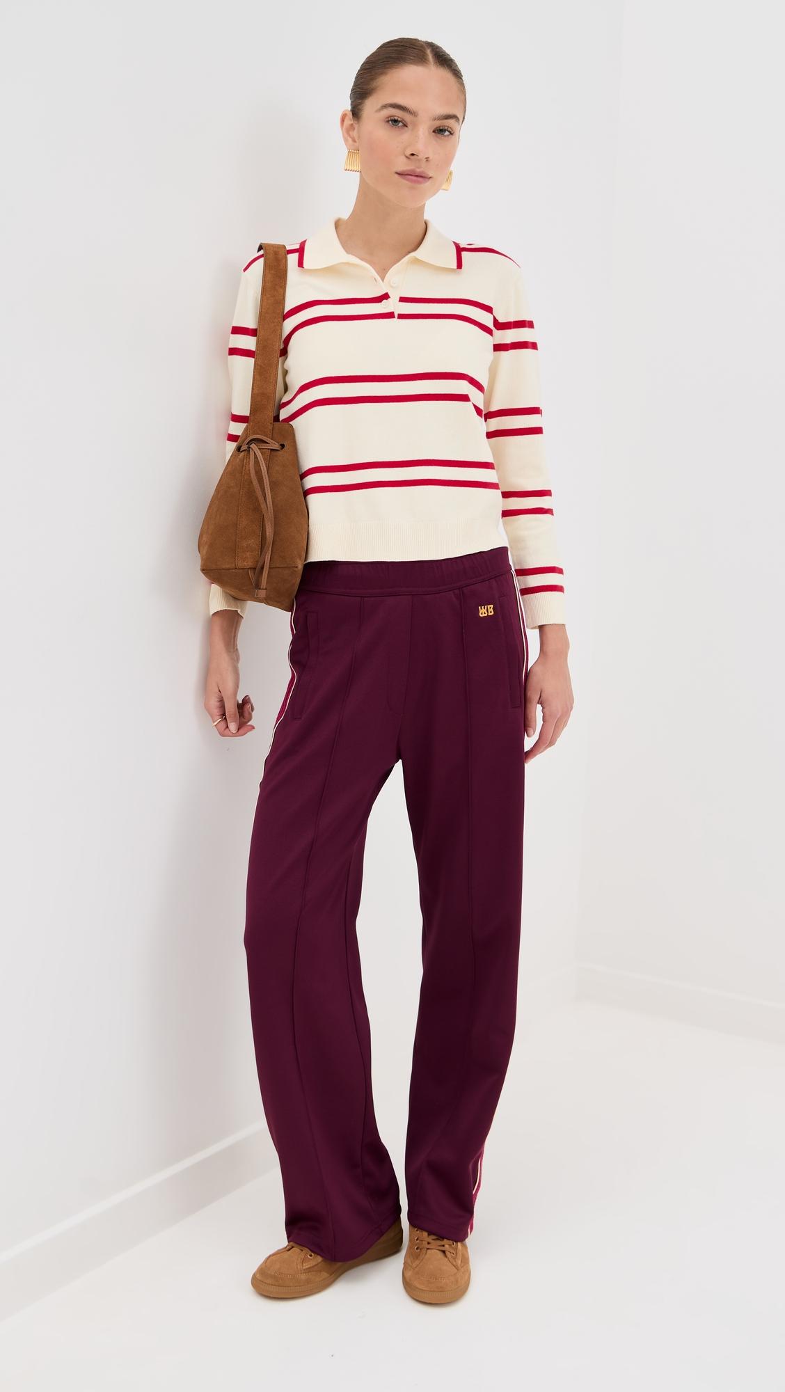 Long Sleeve Striped Polo by STATE & LAKE