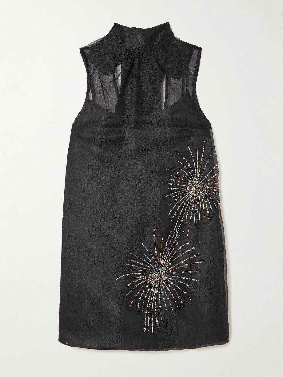 Albee embellished organza mini dress by STAUD