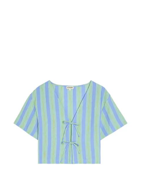Ava striped blouse by STAUD