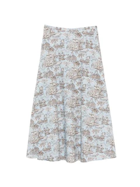 Axel printed skirt by STAUD