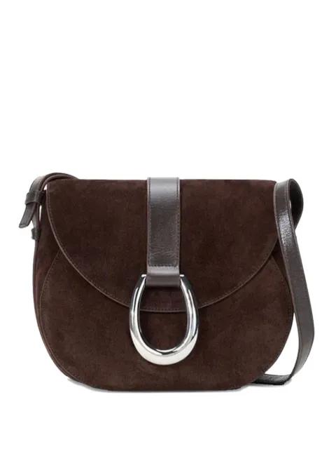 Bella Saddle suede cross body bag by STAUD