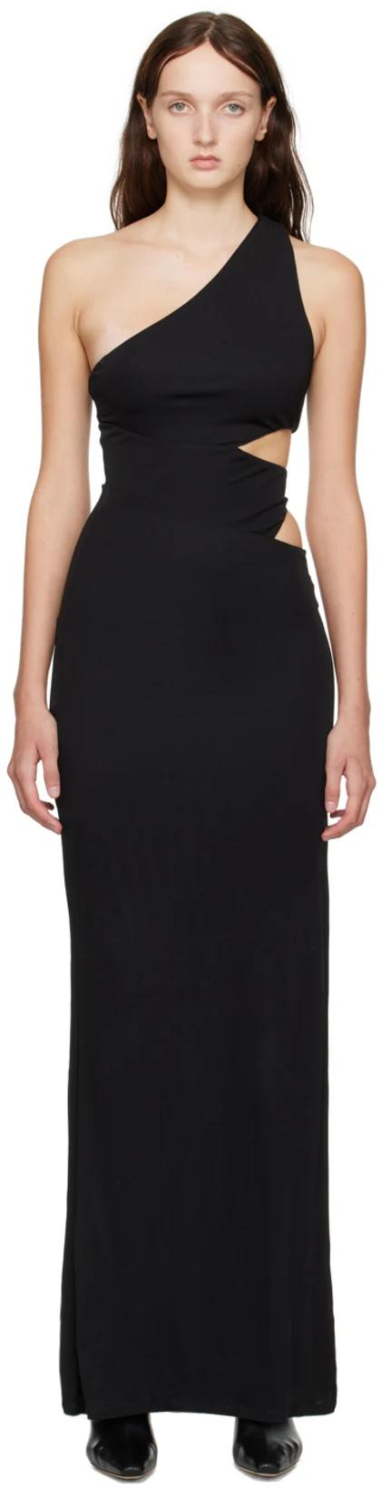 Black Letta Maxi Dress by STAUD