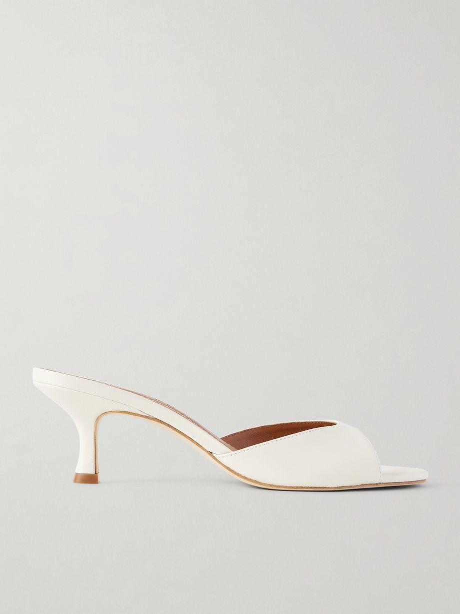 Brigitte leather mules by STAUD
