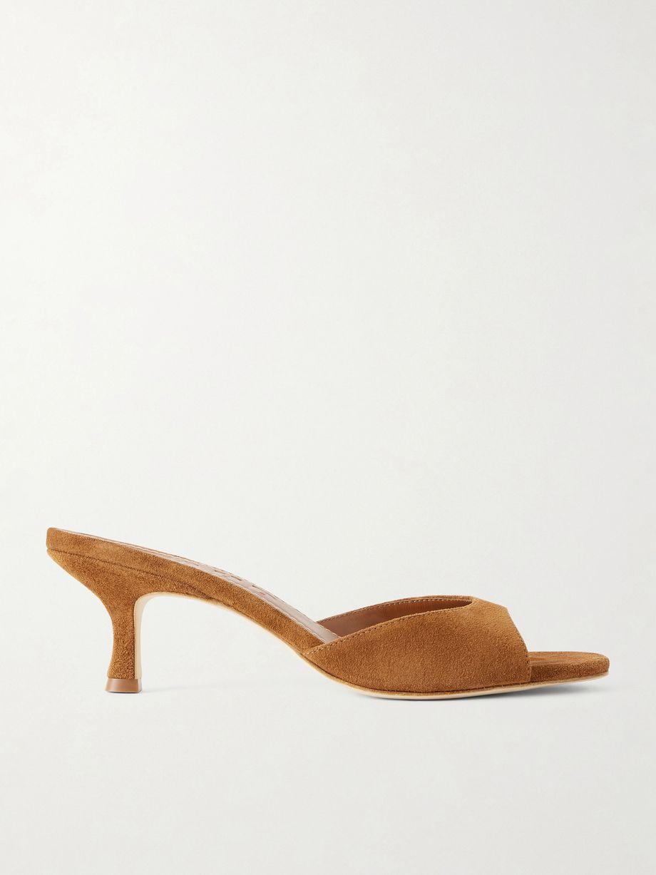 Brigitte suede mules by STAUD