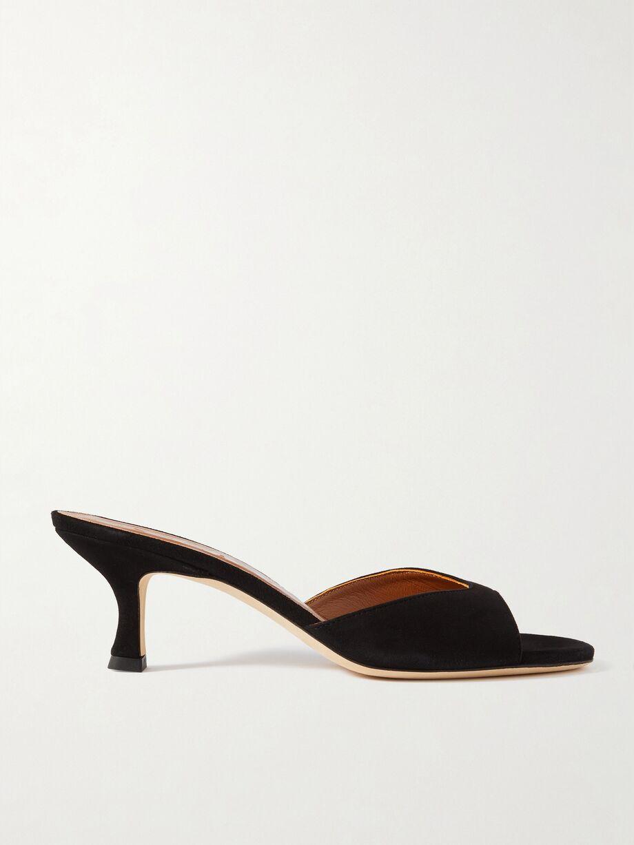Brigitte suede mules by STAUD
