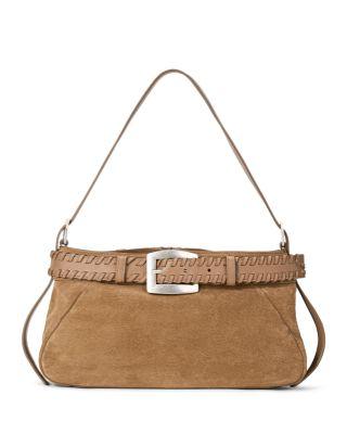 Brooklyn Suede Shoulder Bag by STAUD