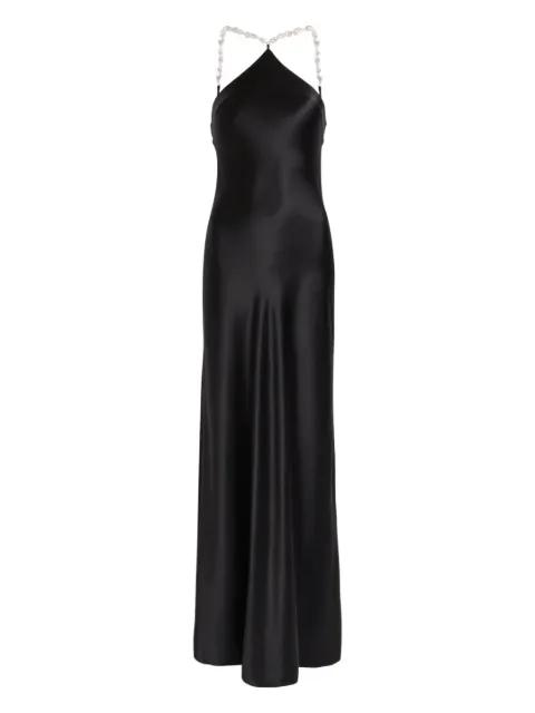 Cadence faux-pearl strap dress by STAUD